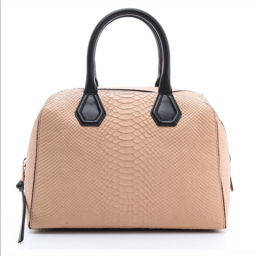 Rebecca Minkoff Python Jayden satchel duffel bag